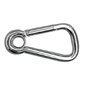 Asymmetric Spring Hook With Eyelet