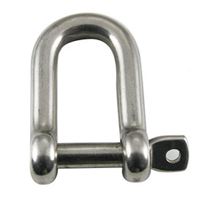 Straight Dee Shackle With Captive Pin