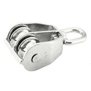 Double Sheave Swivel Eye Block